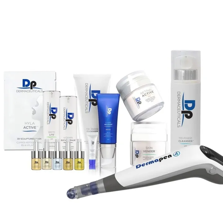 Dermapen 4 foran hudpleieserien DP Dermaceuticals
